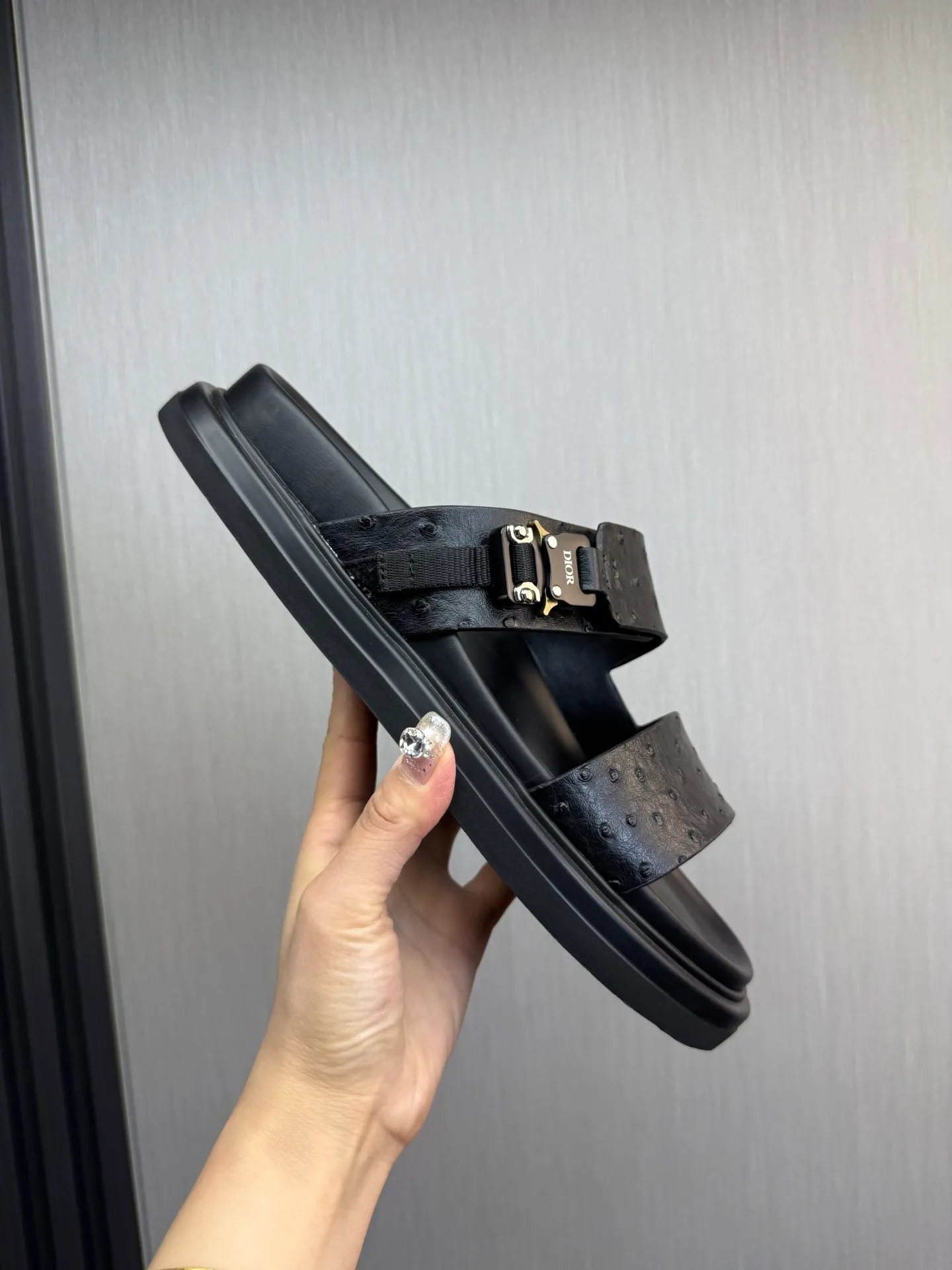 Men's shoes 300💰 Dior. Men's slippers🩴 Official website 1:1 production 38-45 size 45 46 🉑️Customized original material shipped✅